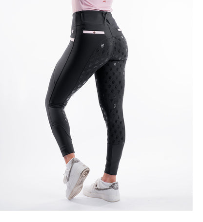 Black / Blush Pink Training Tights 3.0