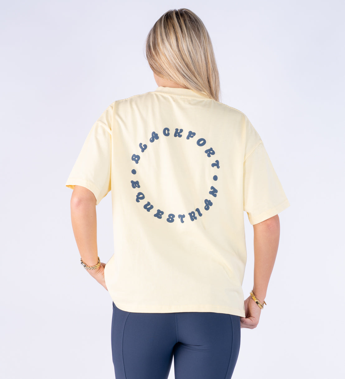 Yellow Oversized T Shirt - Round the World