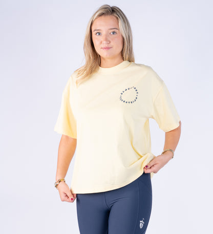Yellow Oversized T Shirt - Round the World