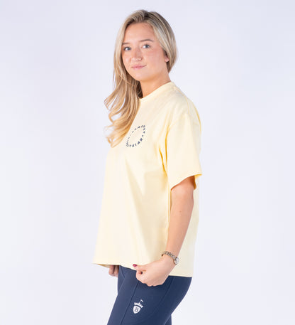Yellow Oversized T Shirt - Round the World