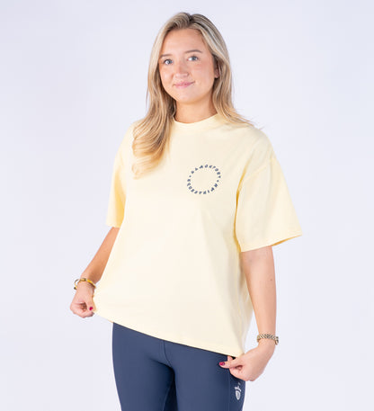 Yellow Oversized T Shirt - Round the World
