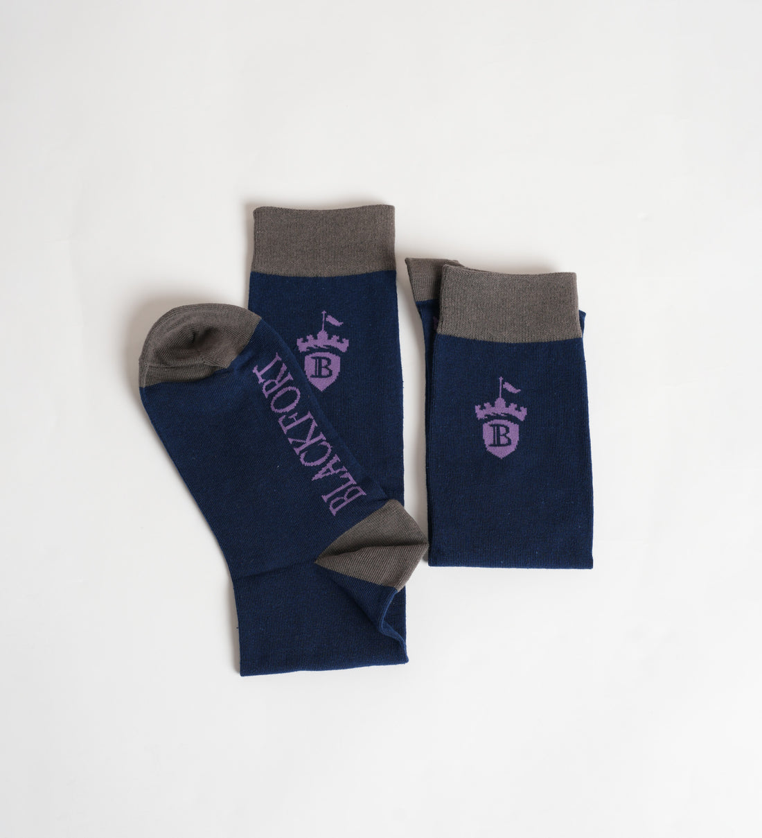 Navy & Bluebell Blackfort Equestrian Socks